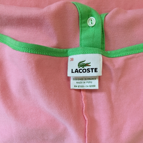 Lacoste Pique Halter Style Dress. Size 38. EUC. - Picture 9 of 10